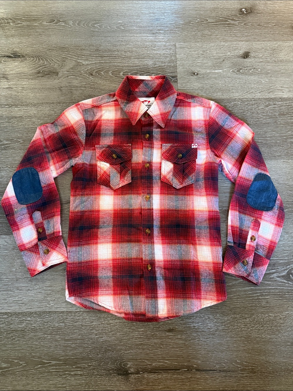 Appaman Red Plaid Button Down Shirt, size 10
